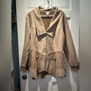 “Venus” Faux Suede Jacket